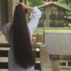 Amazing Hairplay in Balcony with Super Thick Mane - Image 2
