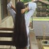 Amazing Hairplay in Balcony with Super Thick Mane - Image 3