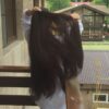 Amazing Hairplay in Balcony with Super Thick Mane - Image 5