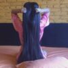 Super Thick Hair Play in Bed - Image 8