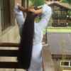 Amazing Hairplay in Balcony with Super Thick Mane - Image 9