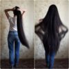 Anastasia's Hair Play in Bedroom with her Perfect Dark Mane - Image 4