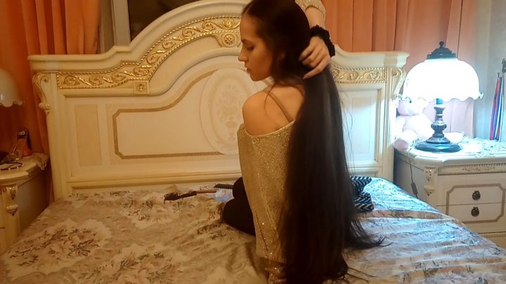 Hair Brushing, Stroking & Playing in Bed
