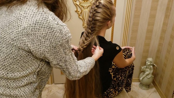 Mermaid French Braid Hairstyle Step by Step for Very Long Hair
