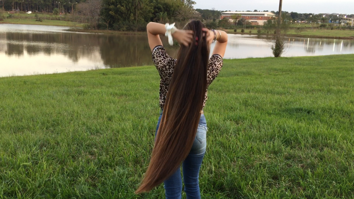 Pamela's Classic Length Hair Show in Beautiful Park