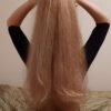 Irina's Gentle Hair Play in Bed - Image 7