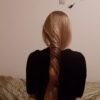 Irina's Gentle Hair Play in Bed - Image 2