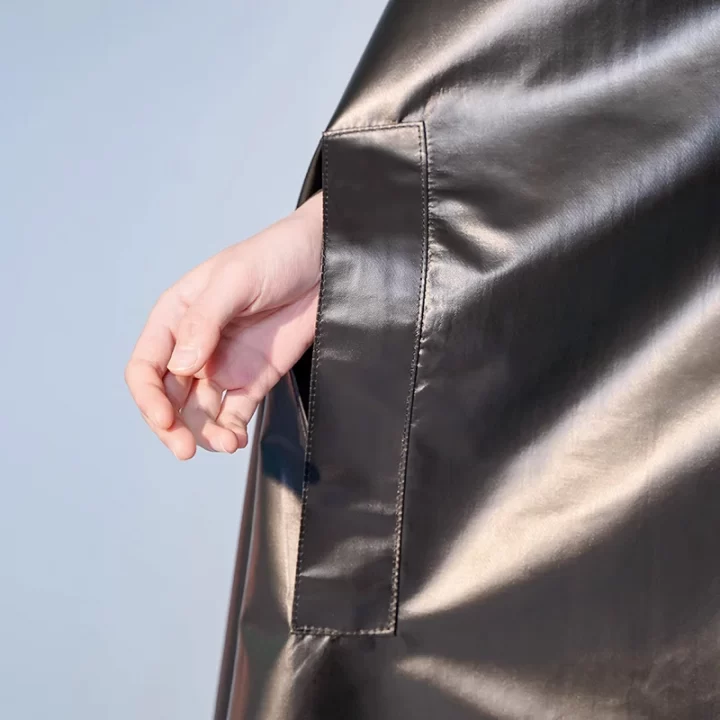 Waterproof Coating Antifouling Hair Dyeing Cape Hidden Sleeves Coloring Gown Barber Haircut Cloth Antistatic Apron Wraps 1826 - Image 4